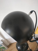 Lampada da terra a globo di design vintage dell'era spaziale