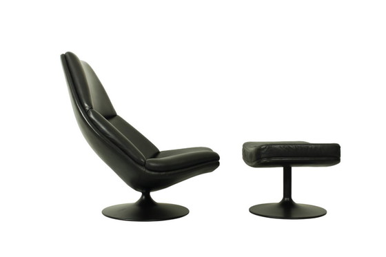 Image 1 of Sillón Artifort F588 y otomana P585 de Geoffrey Harcourt, década de 1960