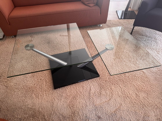 Naos Italy design Table basse – Tables basses, Verre, polished steel (photo 5 of 10)