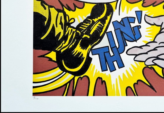 Image 1 of Lithographie « Roy Lichtenstein », édition limitée à 150 exemplaires, signée et numérotée.