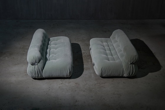 Image 1 of Soriana tweezitsbank van Afra & Tobia Scarpa voor Cassina, Italië, 1970