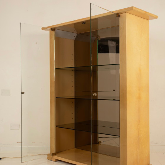Aldo Tura Vetrina Razionalista in Pergamena mod. 2100, di Tura Milano 1970 – Vetrine, Glass (photo 21 of 27)