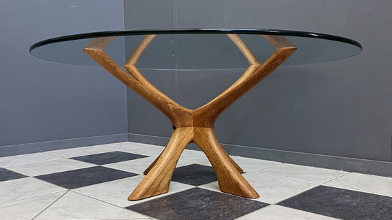 Image 1 of Modell T-118 Couchtisch von Illum Wikkelsø für Niels Eilersen, 1960er Jahre