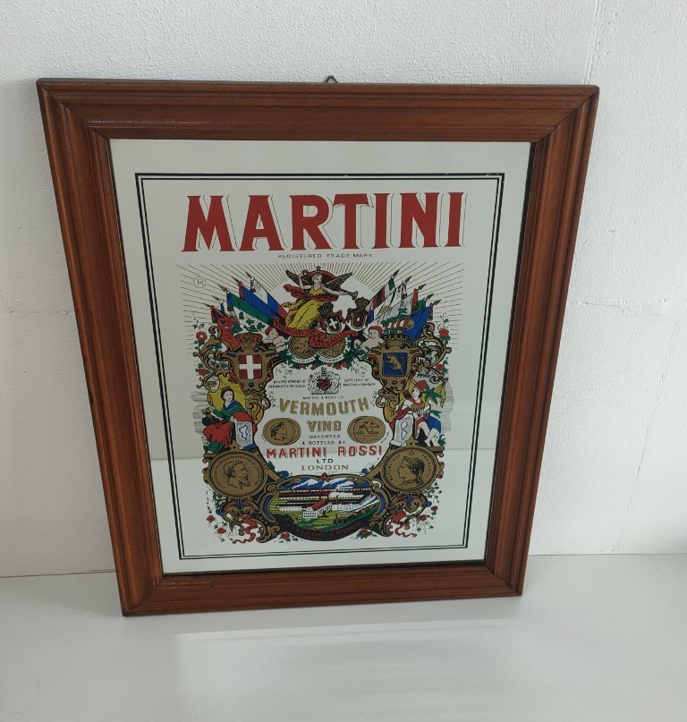 Vintage Martini pub mirror wall decoration (mirror) | €129 | Whoppah