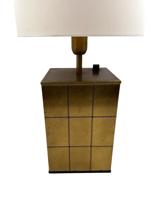 Image 1 of Hollywood Regency Brass Table Lamp Base, Romeo Rega Italy, 1970s
