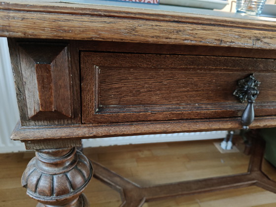 Image 1 of Antique oak desk