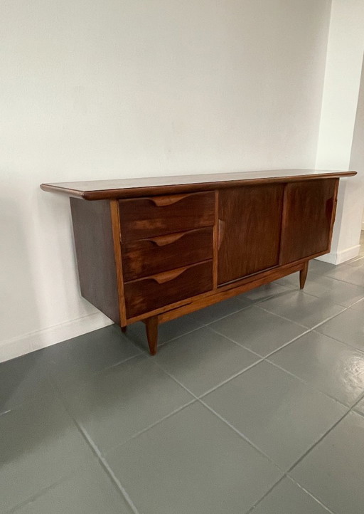 Rosewood sideboard from the 1960s, Nordic style.