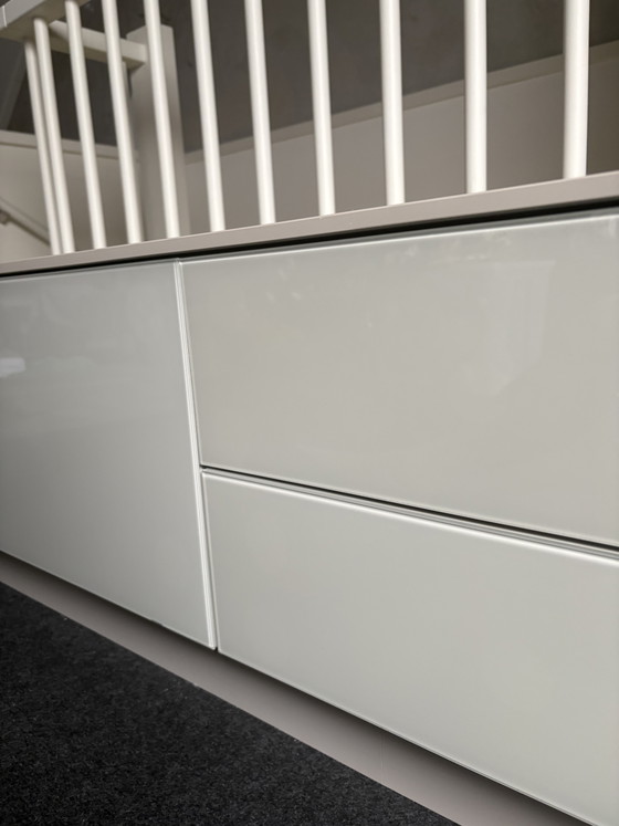 Luxury Design TV Unit / Low Sideboard | Handleless – TV furniture, Glass, Wood (photo 3 of 5)