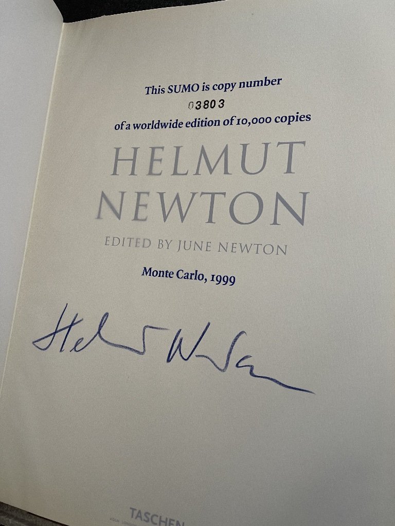 Large book SUMO by the famous photographer Helmut Newton (50 × 70
