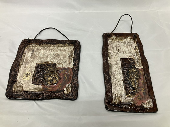 Image 1 of Juego de azulejos de cerámica Ruscha de los años 60