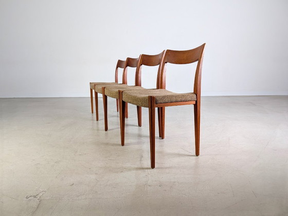 Image 1 of Set di 4 sedie Kontiki Midcentury Hugo Troeds Yngve Ekström Teak