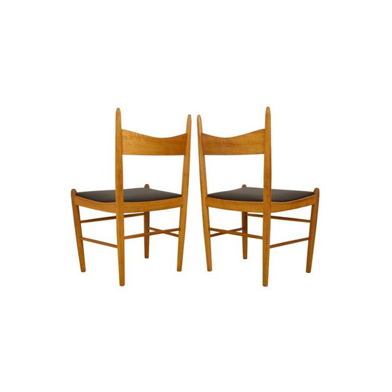 Image 1 of Set of 6 Dining Chairs by Illum Wikkelso for H. Vestervig Eriksen - 1960s