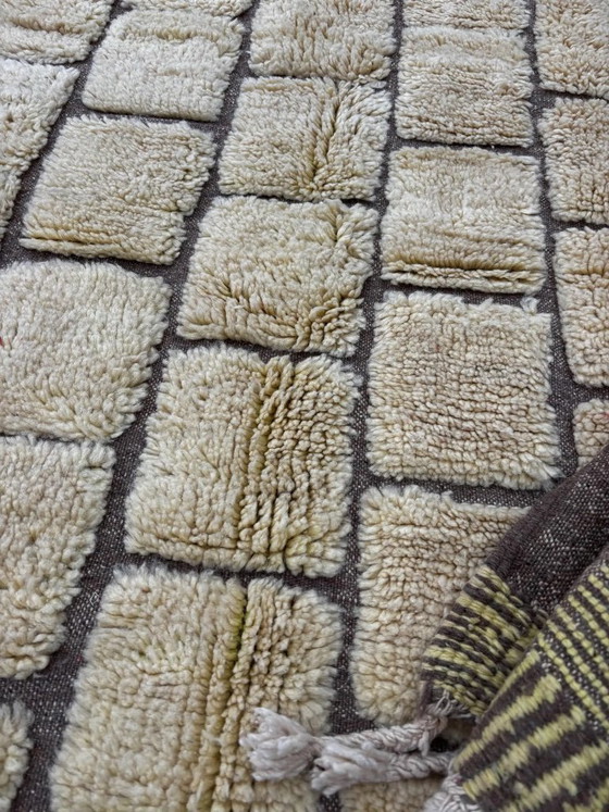 Image 1 of Moroccan Mrirt Wh Wool Rug 200x300cm - Berber Moroccan Modern Carpet - Moroccan Natural Wool Rug- Moroccan Beni Ourain Rug -Moro