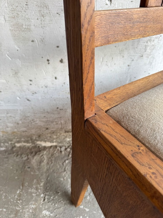 Image 1 of Satz von 6 Amsterdam School Art Deco Esszimmerstühlen