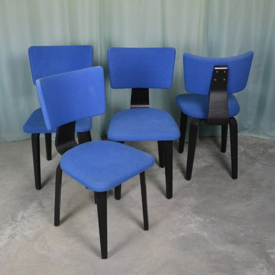 Image 1 of 4 sillas de comedor de madera contrachapada