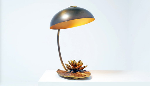 Lampe nénuphar de Maison Charles, 1970