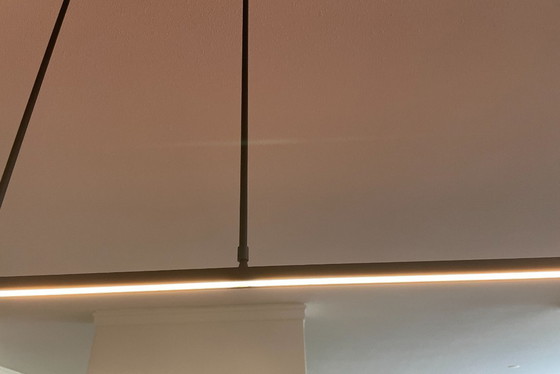 Image 1 of Hanglamp Real 3 zwart nikkel 160 cm te koop