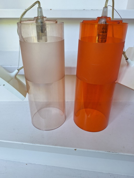2x originele Kartell Easy hanglampen – Ferruccio Laviani