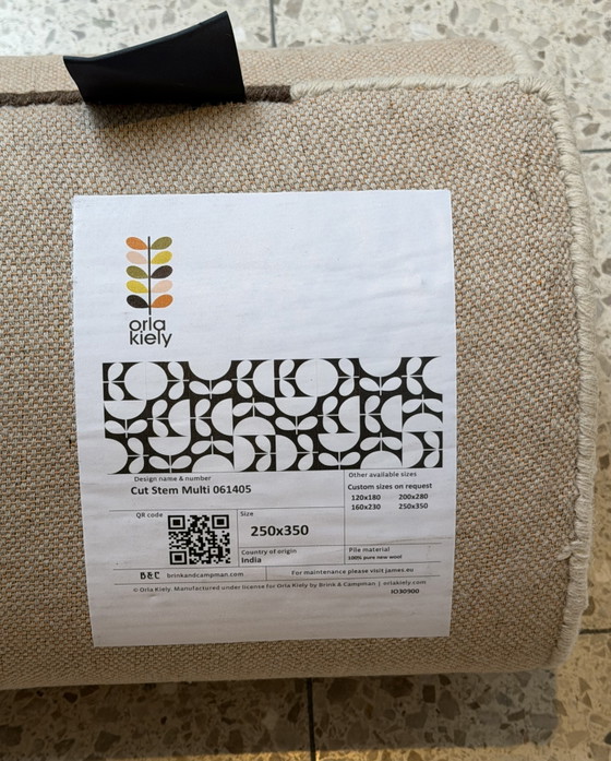 Image 1 of Tapis Brink and Campman Orla Kiely Cut Multi Stem NEUF