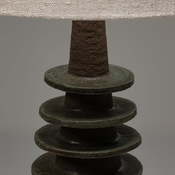 Image 1 of Lampe de table sculpturale en céramique de Sidsel Keramik