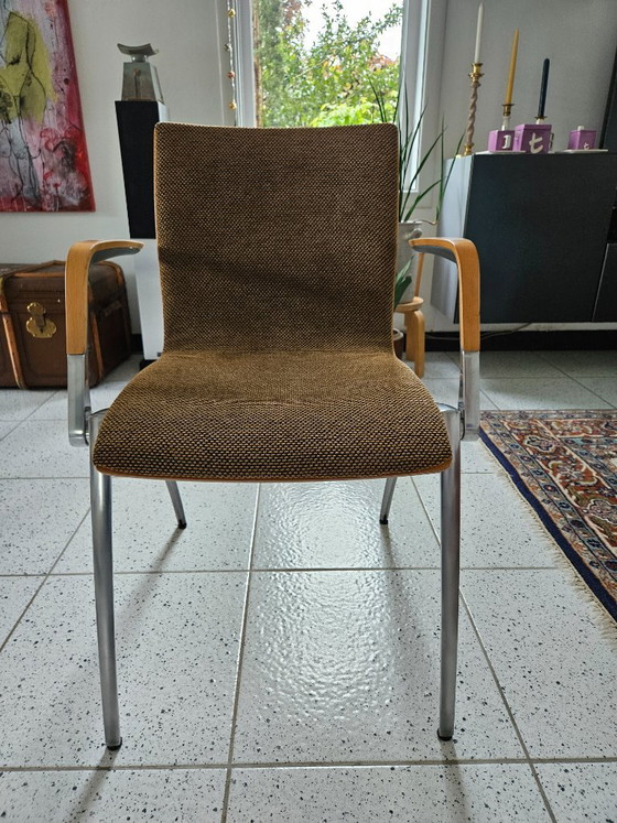Deux chaises Artifort – Chaises de salle à manger, Aluminium, Textile (photo 5 of 5)