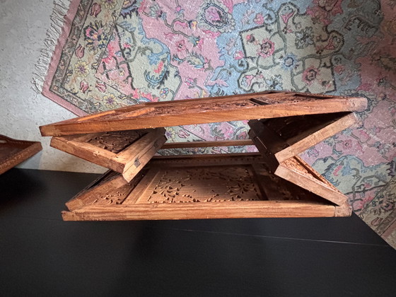 Image 1 of Anglo Indische bijzet tafel inklapbaar 