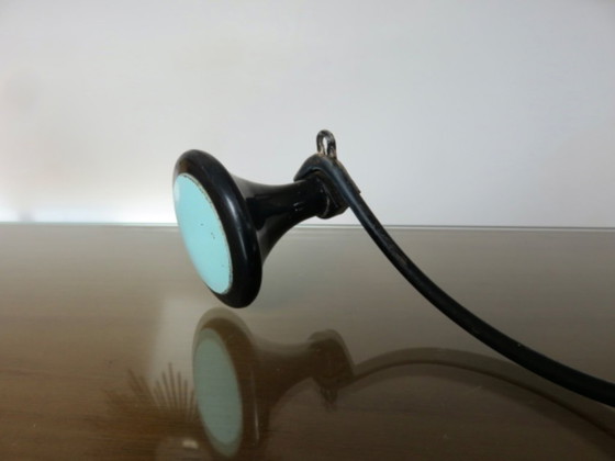 Image 1 of Porte manteau mural, 3 patères en bakélite, 50's 60's