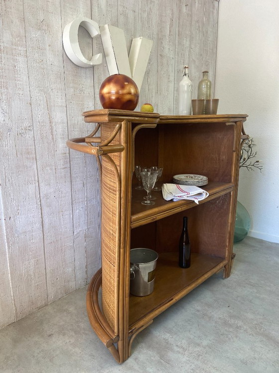 Image 1 of Vintage rotan bar