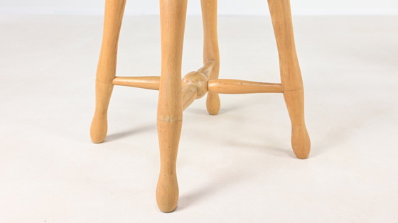 Image 1 of Set of three Danish Stools in Beech, C.1960