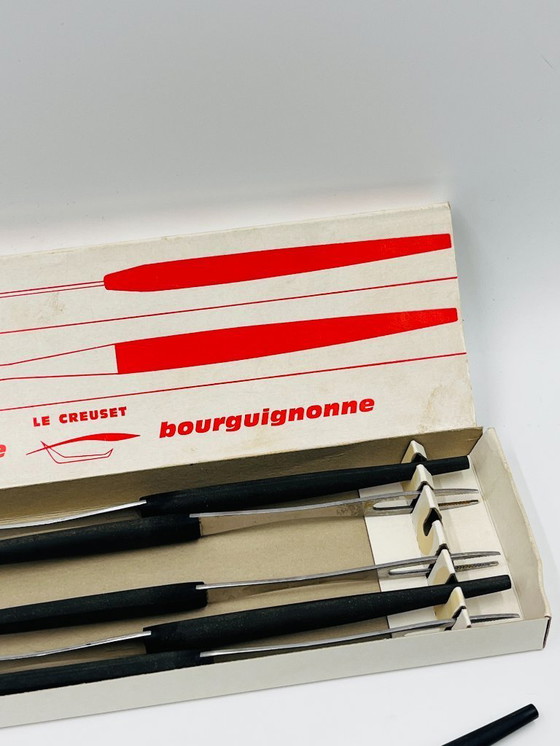 Image 1 of Juego de 6 tenedores para fondue Le Creuset