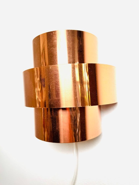 Image 1 of Brass wall lamp by Hans-Agne Jakobsson for Markaryd, Sweden, 1960s