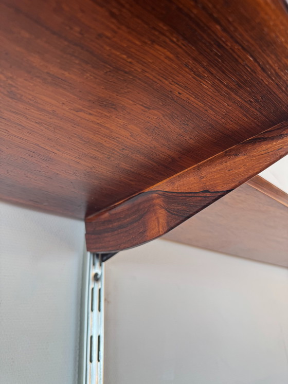 Image 1 of Kai Kristiansen palissander wandsysteem van Feldballes Møbelfabrik – Deense modulaire elegantie