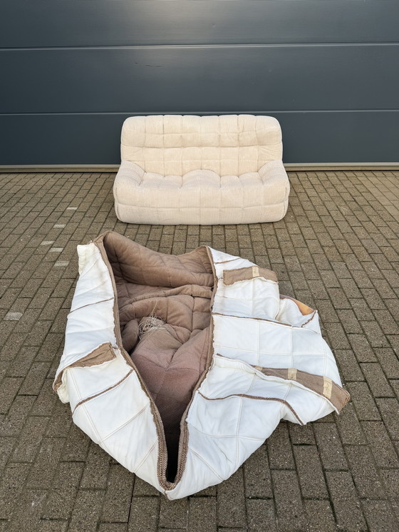 Image 1 of Ligne Roset Kashima (9-'81) 2 posti in velluto a coste beige 10/10