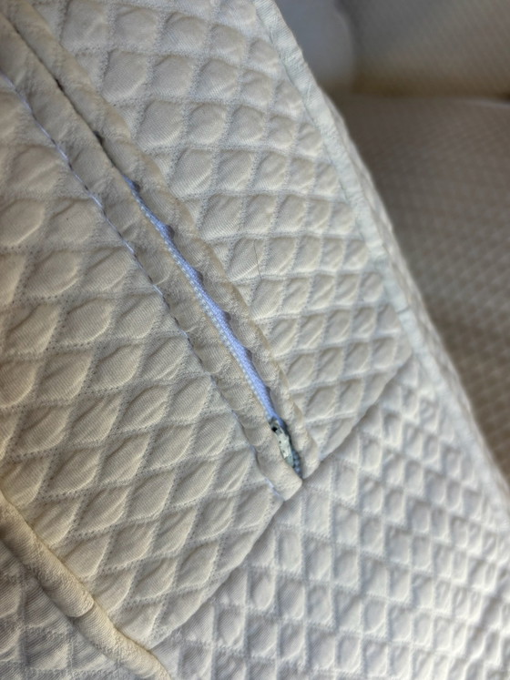 Canapé Poltrona Frau, Textile, Bois, Crème (photo 7 sur 9)