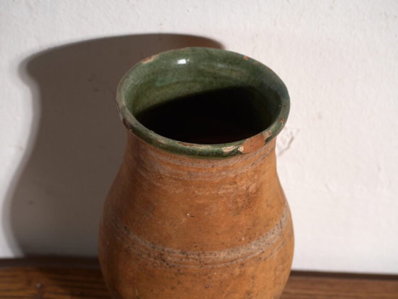 Jarrón antiguo de loza vidriada – Europa Central, circa 1920 – Jarrones, Rustic (photo 12 of 39)