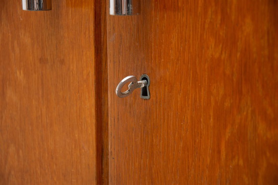 Image 1 of Bauhaus Wardrobe with Chrome Details, Bohemia, 1930s