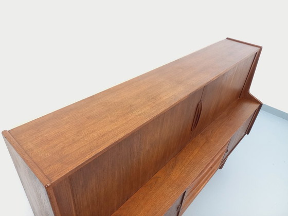 Image 1 of Vintage Scandinavian mid-height sideboard Ib Kofod-Larsen for Faarup Møbelfabrik in teak from the 60s