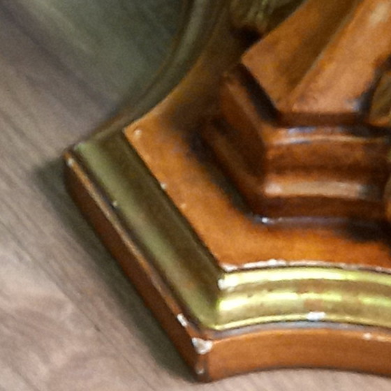 Image 1 of Unique Hollywood Regency side table