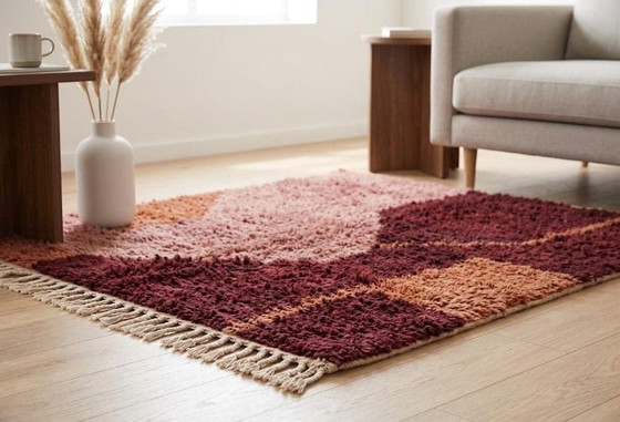 Tapis en laine pure marocain traditionnel taille 2,5/3,5 m – Alessi, Wool (photo 3 of 6)