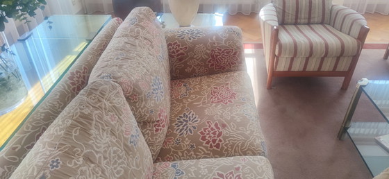 Image 1 of Maestro sofa with fabric Agra Ecru 2