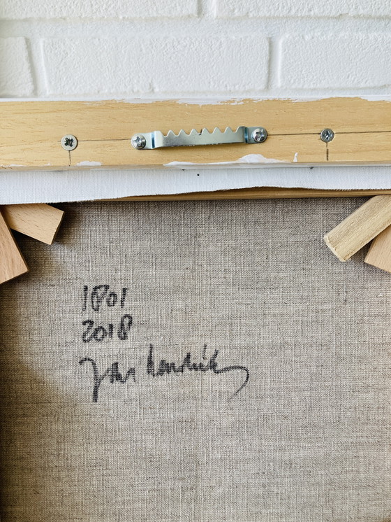 Image 1 of Jan Hendriks - White Abstract 3D Artwork - 18 01