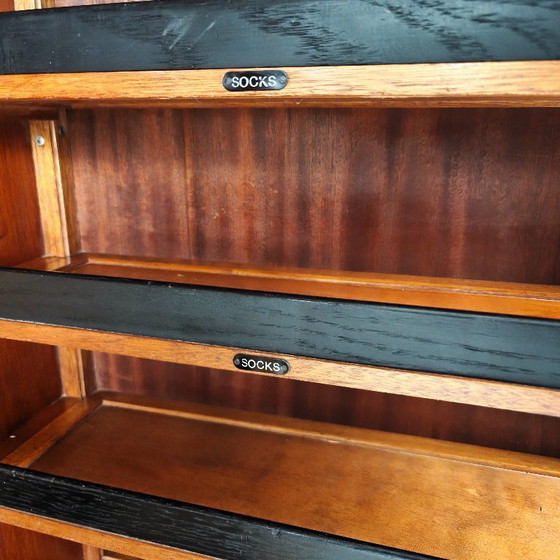 Image 1 of Men's wardrobe from the 1920s by Compactom Ltd in light oak.
