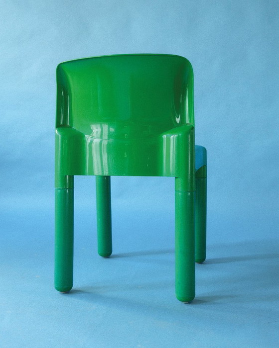 Image 1 of Silla 4875 de Carlo Bartoli para Kartell, verde brillante