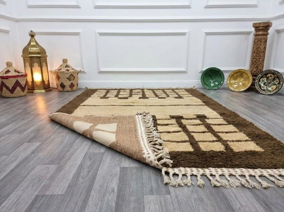 Image 1 of Tapis marocain artisanal en laine 300cmx200cm