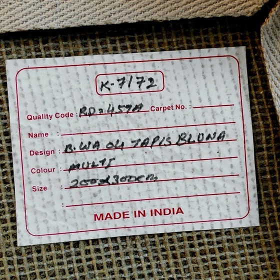 Tappeto cinetico « Bluna » di Kenzo, c.1980 – Tappeti, Wool (photo 6 of 6)