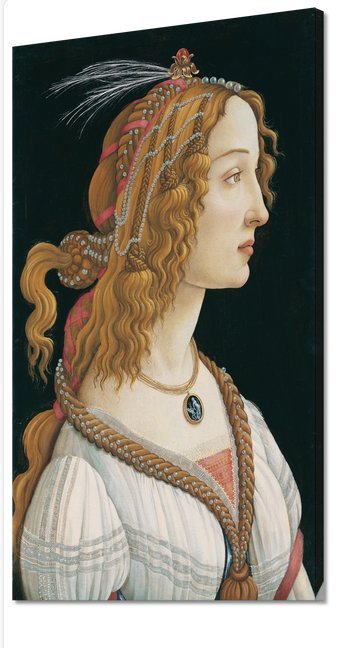 Sandro Botticelli ---Portrait d'une dame Xxl