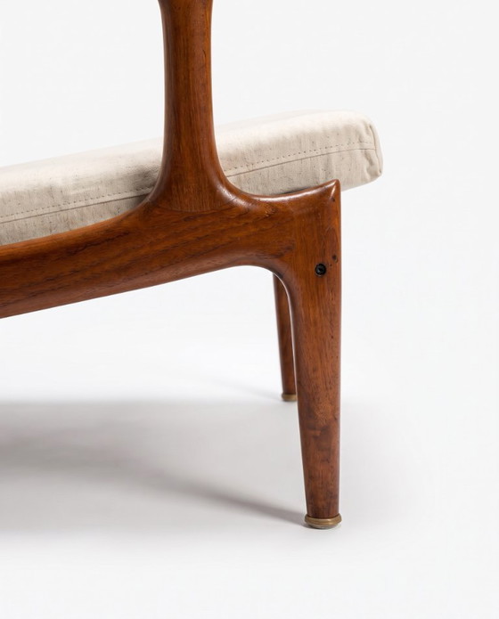 3-seater sofa by Edvard Valentinsen for Fraska - 1960 – 3-5 seaters, Wood (photo 8 of 9)