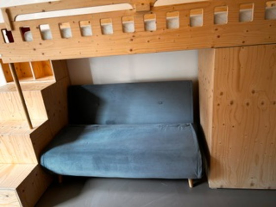 Alles in één: Prachtige hoogslaper met slimme kasten – Eenpersoonsbedden, Wood (photo 2 of 14)