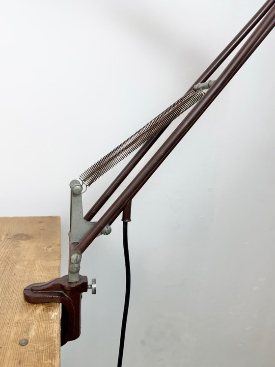 Image 1 of Vintage Brown Architect Table Lamp from Napako, 1950s