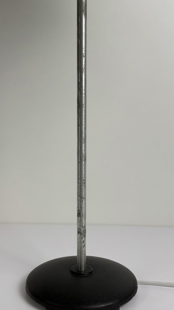 Image 1 of Ikea design lampada a tulipano bianco in plastica Knappa Tulpan in metallo